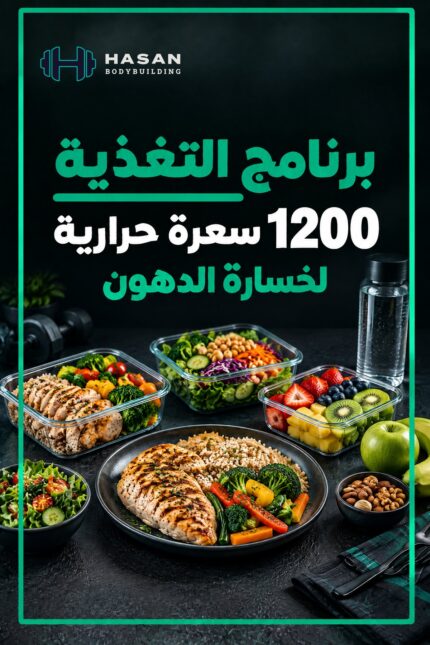 غلاف جدول غذائي 1200 سعرة