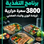 غلاف جدول غذائي 3800 سعرة